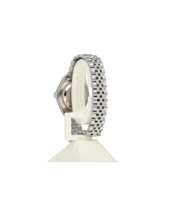 Rolex Lady-Datejust 28 2024 box + papers | steel - white gold silver index Jubilee