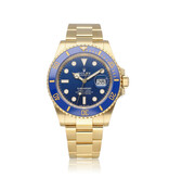 Rolex Submariner Date 41 2024 box + papers | yellow gold blue - bluesy sunburst Oyster