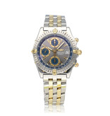 Breitling Chronomat  39 2001 box + papers | steel - yellow gold blue