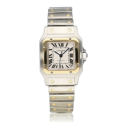 Santos de Cartier Galbée XL 2008 box + papers | steel - yellow gold | ref. 2823