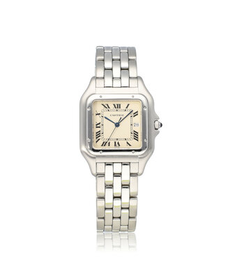 Cartier Panthere  29 1998 box + papers | steel silver Jumbo / LM