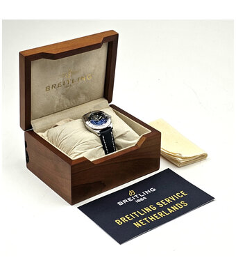 Breitling Galactic Cockpit Lady 32 NEW BREITLING SERVICE | steel black diamond + box