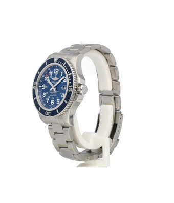 Breitling Superocean  44 NEW BREITLING SERVICE - 2019 B+P | steel blue