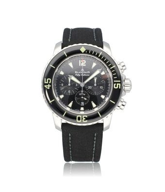 Blancpain Fifty Fathoms Chronograph Flyback 45 steel 2022 box + papers