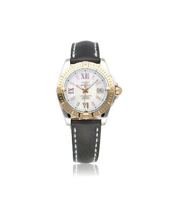 Breitling Galactic  32 2009 + papers | steel - rose gold mother of pearl / MOP diamond