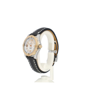 Breitling Galactic  32 2009 + papers | steel - rose gold mother of pearl / MOP diamond