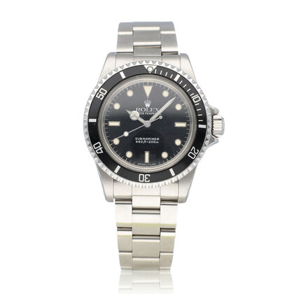 Submariner No Date 40 steel black 1989 box + papers