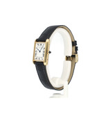 Cartier Tank Louis Cartier Large NEW CARTIER STRAP | yellow gold enamel Paris dial