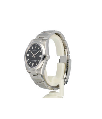 Rolex Oyster Perpetual 36 -2023 box + papers | steel black domed Oyster