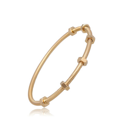 Écrou de Cartier  20cm bracelet - size 20 - yellow gold 2020 box + papers
