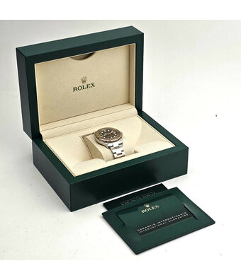 Rolex Yacht-master 37 - choco 2022 box + papers | steel - rose gold brown medium