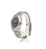 Rolex Explorer  39 steel black domed Oyster 2011 box + papers