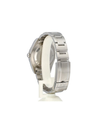 Rolex Explorer  39 steel black domed Oyster 2011 box + papers