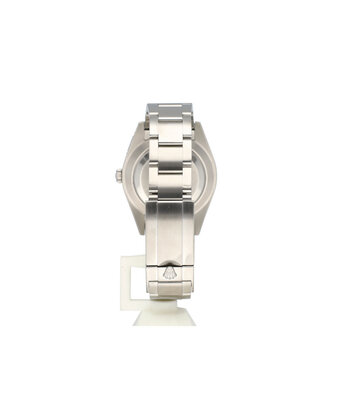 Rolex Explorer  39 steel black domed Oyster 2011 box + papers