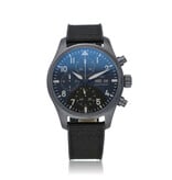 IWC Pilot's Watch Top Gun Ceratanium 41 2022 box + papers | ceramic black