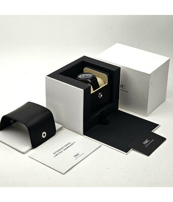 IWC Pilot's Watch Top Gun Ceratanium 41 2022 box + papers | ceramic black