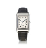 Jaeger-LeCoultre Reverso Grand taille 26 NEW JLC STRAP | steel silver alligator leather