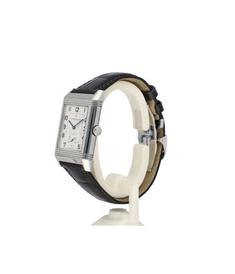 Jaeger-LeCoultre Reverso Grand taille 26 NEW JLC STRAP | steel silver alligator leather