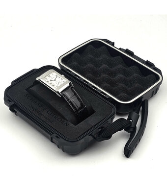 Jaeger-LeCoultre Reverso Grand taille 26 NEW JLC STRAP | steel silver alligator leather