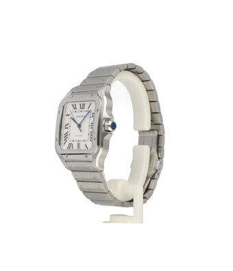 Cartier Santos de Cartier  Large OPEN DATE - B+P | steel silver XL | ref. 4072 |