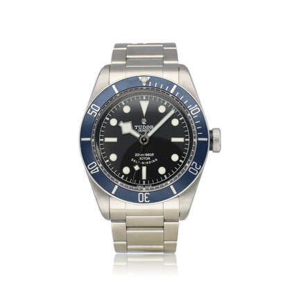 Black Bay  41 steel black blue