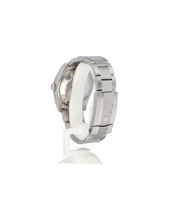 Rolex Date  34 steel black factory diamond Oyster - RANDOM SERIAL