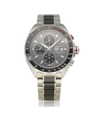 TAG Heuer Formula 1  44 steel - ceramic dark grey dial + box