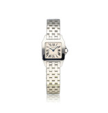 Cartier Santos de Cartier Demoiselle Small steel - silver roman dial | ref. 2698 | In very good co