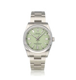 Rolex Oyster Perpetual 36 2025 box + papers | pistachio steel Oyster