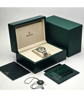 Rolex Oyster Perpetual 36 2025 box + papers | pistachio steel Oyster