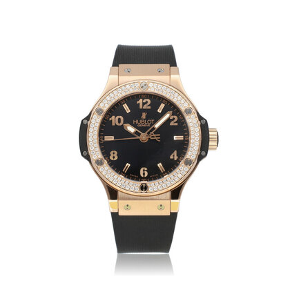 Big Bang Gold Diamonds 38 rose gold factory diamond bezel 2010 + papers