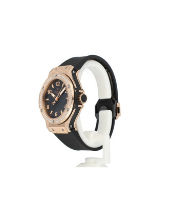Hublot Big Bang Gold Diamonds 38 factory diamond bezel 2010 + papers | rose gold
