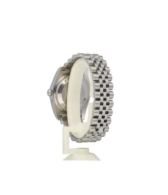 Rolex Datejust 36 NEW ROLEX SERVICE - 2018 B+P | steel silver domed Jubilee