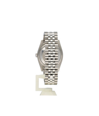 Rolex Datejust 36 NEW ROLEX SERVICE - 2018 B+P | steel silver domed Jubilee