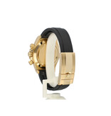 Rolex Daytona  40 NEW ROLEX SERVICE - 2020 B+P | Oysterflex yellow gold rubber black diamond