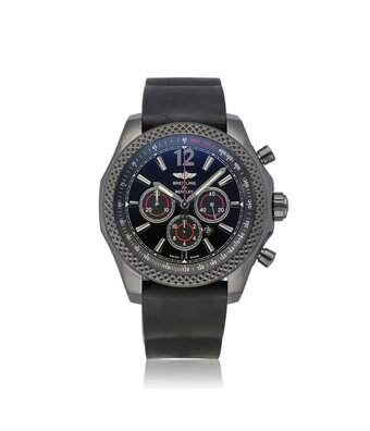 Breitling Premier Bentley Barnato Midnight 42 steel black rubber box + papers