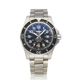 Breitling Superocean  44 NEW BREITLING SERVICE - 2017 B+P | steel black