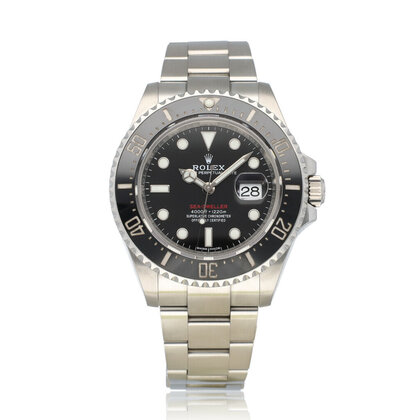 Sea-Dweller  43 NEW ROLEX SERVICE - 2018 B+P | steel red black ceramic
