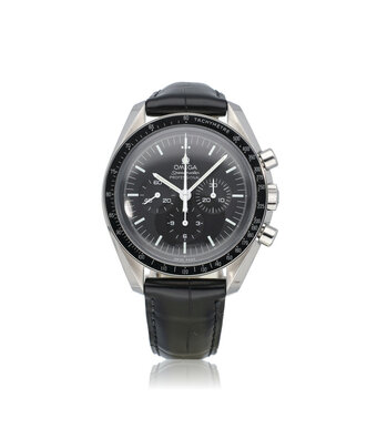 Omega Speedmaster Moonwatch Professional Chronograph 42 2015 B+P | steel black Hesalite