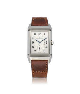 Jaeger-LeCoultre Reverso Classic Large Duoface 47 2022 B+P | steel black silver - brown