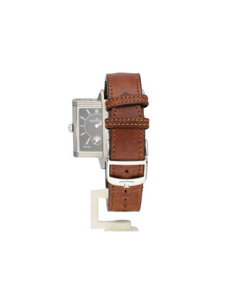 Jaeger-LeCoultre Reverso Classic Large Duoface 47 2022 B+P | steel black silver - brown