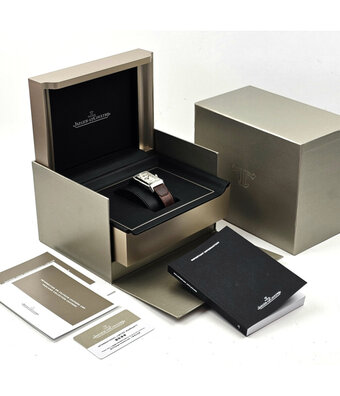 Jaeger-LeCoultre Reverso Classic Large Duoface 47 2022 B+P | steel black silver - brown