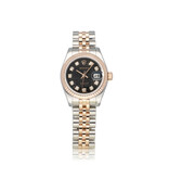 Rolex Lady-Datejust 26 steel - rose gold black Jubilee diamond dial
