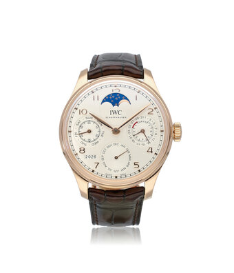 IWC Portugieser Perpetual Calendar 44 NEW IWC STRAP - 2022 B+P | Portuguese rose gold