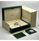 Rolex Day-Date 40 2017 box + papers | platinum ice blue diamond / baguette domed President