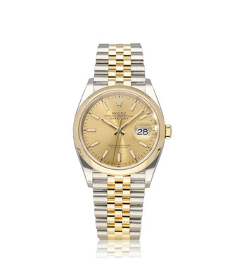 Rolex Datejust 36 2021 box + papers | steel - gold champagne Jubilee