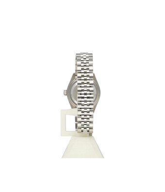 Rolex Lady-Datejust 28 2024 box + papers | steel - white gold silver index Jubilee