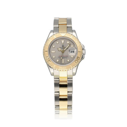 Yacht-master 29 NEW ROLEX SERVICE - U-serial 1997 steel yellow gold grey - slate