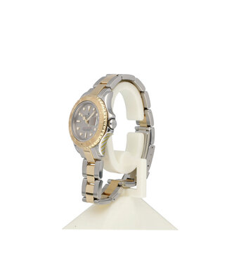 Rolex Yacht-master 29 NEW ROLEX SERVICE - U-serial 1997 steel yellow gold grey - slate