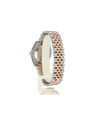 Rolex Datejust 31 2018 B+P | steel - rose gold silver factory diamond dial Jubilee